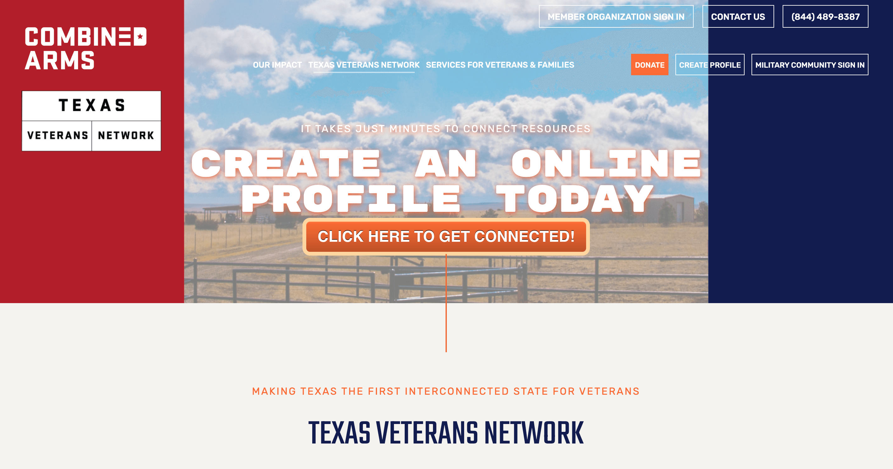 Combined Arms and the Texas Veterans Network